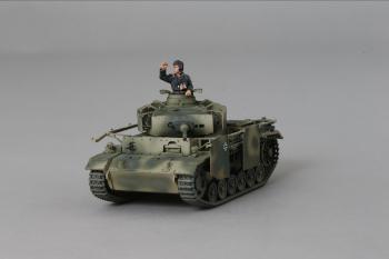 Image of Panzer III M--133 decals on the sides and commander--RETIRED--LAST ONE!!