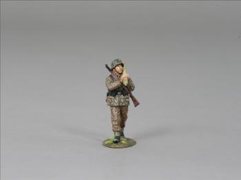 Image of SS Mortar Crewman with Mortar Tube--single figure--RETIRED--LAST TWO!!