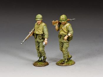 Image of "On Patrol"--two USMC grunt figures--RETIRED--LAST THREE!!