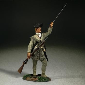 Continental Line in Hunting Shirt Standing Loading--single figure Continental Line in Hunting Shirt Standing Loading--single figure #44346