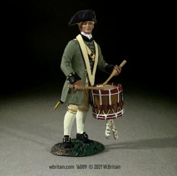Colonial Militia Drummer, No.1--single figure Colonial Militia Drummer, No.1--single figure #44347