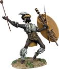 Zulu Casualty Falling Back--single figure #44349