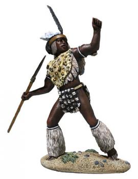 Zulu uThulwana Regiment Throwing Spear--single figure #44350