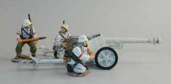 German Panzer Grenadiers PAK40 with 3 man crew--RETIRED--LAST ONE!! #44450