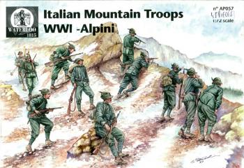 Italian Mountain Troops 'Alpini', WWI--36 figures in 12 poses #44584