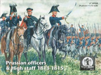 Prussian Officers & High Staff, 1813-15--12 figures in 6 poses and 12 horses in 5 horse poses Prussian Officers & High Staff, 1813-15--12 figures in 6 poses and 12 horses in 5 horse poses #44585
