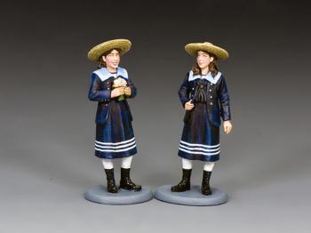 "The Grand Duchesses’ Marie & Anastasia"--two figures #44644