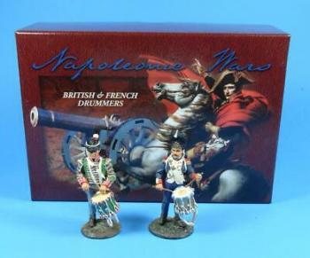 British & French Drummers--two figures--RETIRED--LAST ONE!! British & French Drummers--two figures--RETIRED--LAST ONE!! #44653