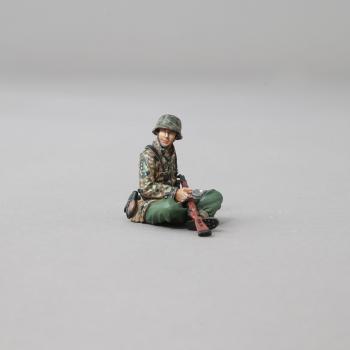 Image of An SS Soldier with Mess Tin--single figure--RETIRED--LAST ONE!!