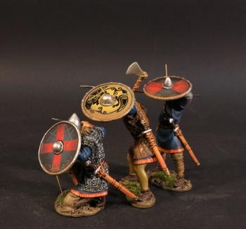 Viking Warriors Defending A, the Vikings, The Age of Arthur--three figures Viking Warriors Defending A, the Vikings, The Age of Arthur--three figures #44741