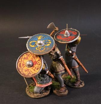 Viking Warriors Defending B, the Vikings, The Age of Arthur--three figures Viking Warriors Defending B, the Vikings, The Age of Arthur--three figures #44742