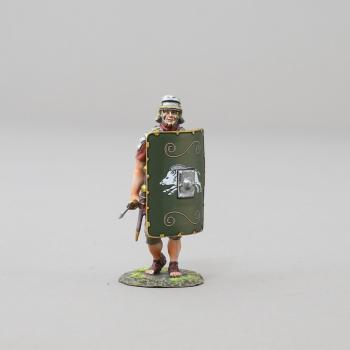 Advancing Roman with Pilum lowered (Second Rank) GREEN SHIELD--single Roman Legionnaire figure--RETIRED -- LAST TWO!! Advancing Roman with Pilum lowered (Second Rank) GREEN SHIELD--single Roman Legionnaire figure--RETIRED -- LAST TWO!! #44782