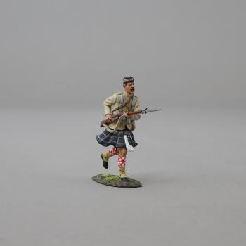 Image of Charging Highlander Private wearing Glengarrie--single figure--RETIRED--LAST THREE!! Image of Charging Highlander Private wearing Glengarrie--single figure--RETIRED--LAST THREE!!