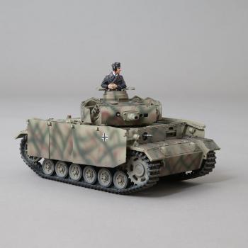 Image of German Panzer III N (Turret #114) W/Commander--WWII Toy Soldier Tank--RETIRED--LAST THREE!!