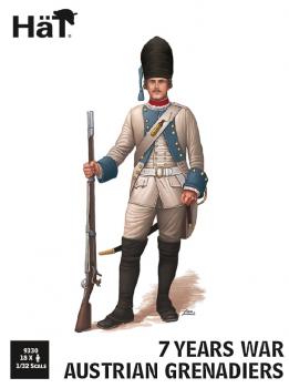 Seven Years War Austrian Grenadiers--18 figures #44831