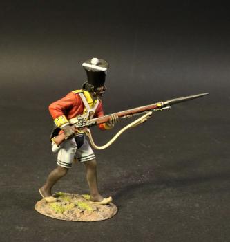 Sepoy Advancing with Left Foot Forward, 1/8th Madras Native Infantry, The Battle of Assaye, 1803, Wellington in India--single figure #44856