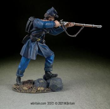 Federal in Frock Coat Standing Firing, No.3--single figure Federal in Frock Coat Standing Firing, No.3--single figure #44886
