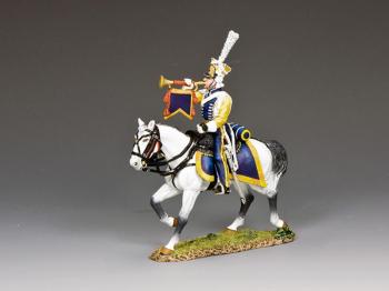 Image of Vistula Lancer Trumpeter--single mounted Polish figure--RETIRED--LAST TWO!!