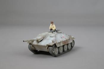 Image of Hetzer Winter Variant with serial number 412--tank and tank commander figure--RETIRED--LAST TWO!!