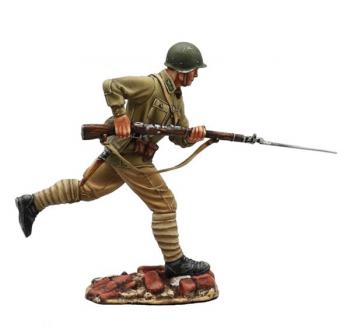 Image of Russian Infantry Charging with Mosin Rifle--single figure--RETIRED--LAST ONE!!