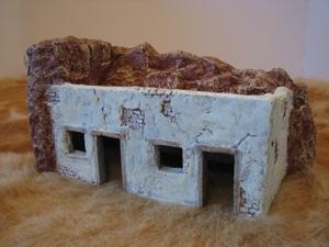Image of Fortress Building #2 (Red Mountain Earth) 12" x 7" x 7.5"--single foam piece