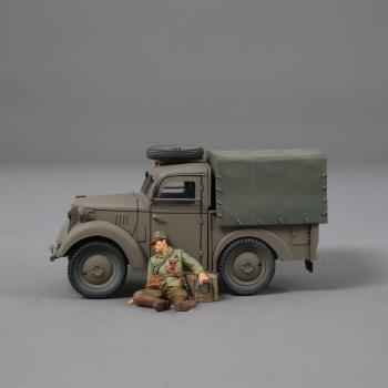 Image of Wounded Japanese Officer--single Japanese figure (truck not included!)--RETIRED--LAST ONE!!