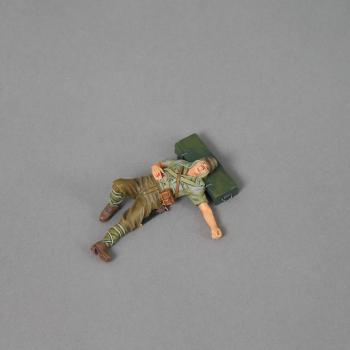 Image of Dead Japanese Soldier--single Japanese figure--RETIRED--LAST ONE!!