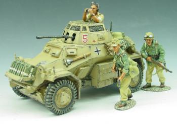 German SDKFZ 222 Armour Car Set--RETIRED. ONE AVAILABLE! #45219