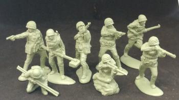 Image of U.S. Rangers D-Day--15 figures in 8 poses--THREE IN STOCK.