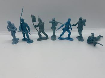 Marx Original Union Infantry (Light Blue Plastic)--52 figures--RETIRED--LAST ONE!! #45333