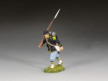 Infantryman Advancing (Rifle on shoulder), 83rd Pennsylvania Infantry Regiment--single mounted figure Infantryman Advancing (Rifle on shoulder), 83rd Pennsylvania Infantry Regiment--single mounted figure #45373