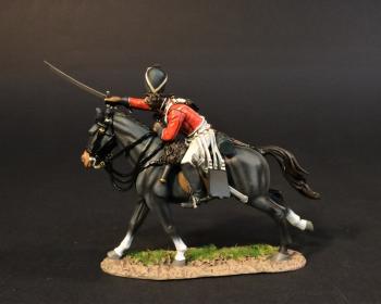 7th Madras Native Cavalryman (sword extended forward), 7th Madrass Native Cavalry, The Battle of Assaye, 1803, Wellington in India--single mounted figure #45427