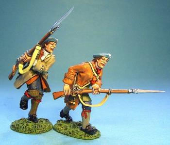 Lowland Infantry Attacking With Musket #1--two figures #28