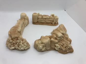 Barricades--three-piece set (unpainted)--TWO IN STOCK! Barricades--three-piece set (unpainted)--TWO IN STOCK! #45452