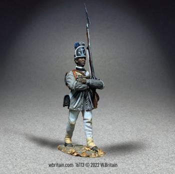 Art of War:  Rhode Island Regiment Enlisted Man Marching--single figure #0
