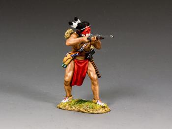Image of "Stands Tall’ Firing Carbine"--single Cheyenne ‘Dog soldier’ figure--RETIRED.