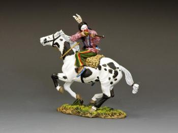 Image of Eagle’s Wing--single mounted Sioux Indian figure--RETIRED.