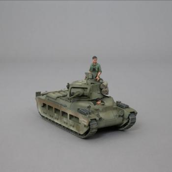 Image of Aussie Matilda Tank--tank and three tank crew and decals to add as you wish--RETIRED--LAST TWO!!