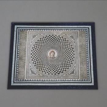 Image of Mosaic Mat featuring Roman Emperor's Head--24cm x 20cm--figures not included--TWO IN STOCK. Image of Mosaic Mat featuring Roman Emperor's Head--24cm x 20cm--figures not included--TWO IN STOCK.