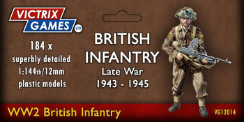 184x British Infantry and Heavy Weapons--1:144 scale (unpainted plastic kit) 184x British Infantry and Heavy Weapons--1:144 scale (unpainted plastic kit) #45729