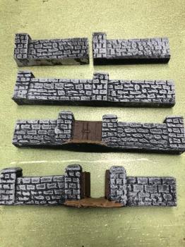 New Stone Wall Set (fully painted)- 12 Pieces New Stone Wall Set (fully painted)- 12 Pieces #45780