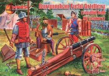1/72 2nd Half XV Century Burgundian Field Artillery--24 figures in 6 poses and four guns--TWO IN STOCK. 1/72 2nd Half XV Century Burgundian Field Artillery--24 figures in 6 poses and four guns--TWO IN STOCK. #45838