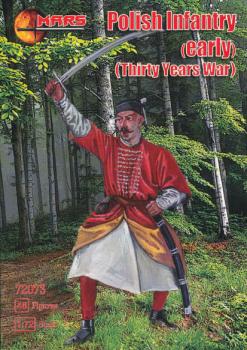 1/72 Thirty Years War (Early) Polish Infantry--48 figures in 12 poses--TWO IN STOCK. 1/72 Thirty Years War (Early) Polish Infantry--48 figures in 12 poses--TWO IN STOCK. #45839
