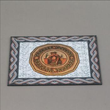 Image of Ancient Mosaic Floor Mat Featuring two lovers (38cm x 28.5cm)--figures not included--AWAITING RESTOCK. Image of Ancient Mosaic Floor Mat Featuring two lovers (38cm x 28.5cm)--figures not included--AWAITING RESTOCK.
