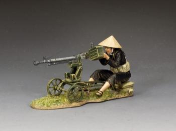Viet Cong Heavy Machine Gun Set--single seated figure with DShK 12.7mm Heavy Machine Gun Viet Cong Heavy Machine Gun Set--single seated figure with DShK 12.7mm Heavy Machine Gun #46027