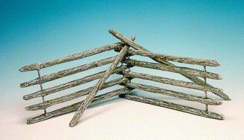 Two Sections of Five-Bar Cattle Fence--RETIRED--LAST TWO!! Two Sections of Five-Bar Cattle Fence--RETIRED--LAST TWO!! #46319