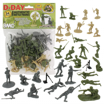 D-Day Bagged Figures, 34pc. set D-Day Bagged Figures, 34pc. set #37972