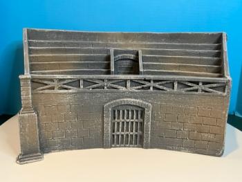 Image of Roman Coliseum Curved Piece--15 in. L x 8 in. H x 8 in. W--ONE IN STOCK.