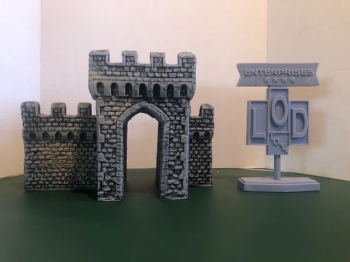 Fortified Abbey Individual Entry Gate Fortified Abbey Individual Entry Gate #46424