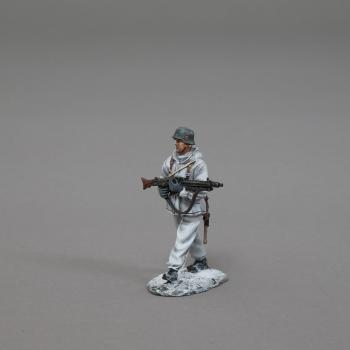 Image of German MG Gunner, Winter Patrol--single German WWII figure--RETIRED--LAST ONE!!
